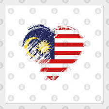 Customizable malaysia posters & prints from zazzle. Grungy I Love Malaysia Heart Flag Malaysia Posters And Art Prints Teepublic Uk