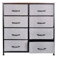 You get roomy drawers to tuck away your things and a place to sit down while getting dressed or putting on shoes. Kinwell Extra Wide Fabric Storage Organizer Clothes Drawer Double Dresser With Sturdy Steel Frame Wooden Tabletop Easy Pull Fabric Bins Organizer Unit For Bedroom Hallway Closet 8drawers Buy Online In Antigua And Barbuda