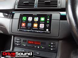 E46 Bmw M3 With Apple Carplay Installed By Drivesound Apple Car Play Car Audio Carplay