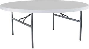 Select from our current selection of round tops. Amazon Com Lifetime 22673 Folding Round Table 6 Feet White Granite Garden Outdoor
