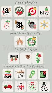 Christmas Iphone App Icons Ios 14 Aesthetic App Covers Iphone Apps App Covers Iphone App Design