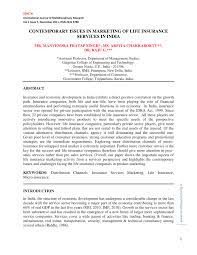 We did not find results for: Pdf Contemporary Issues In Marketing Of Life Insurance Services In India