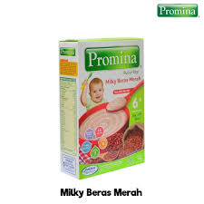 Promina bubur bayi milky beras merah 120 g. Batam Mall Promina Bubur Bayi Bergizi Rasa Smooth Kacang Hijau Dan Milky Beras Merah Kemasan Kotak 120g