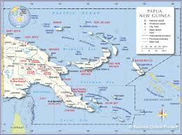 Political Map Of Papua New Guinea Nations Online Project