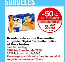 Offre Brandade De Morue Parmentiere Morue France Cuisine Chez Intermarche Hyper