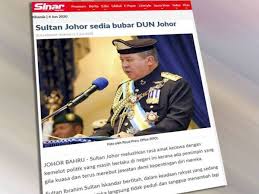Negeri negeri melayuadalah sekumpulan sembilan buah negeri di malaysia semuanya terletak di semenanjung malaysia yang mengamalkan dasar pewarisan atau lebih dikenali sebagai monarki iaitu raja berkuasa mutlak. Jangan Pertikai Kuasa Sultan Johor Bubar Dun