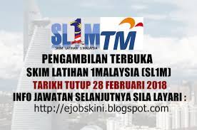 Sl1m di telekom malaysia berhad. Skim Latihan 1malaysia Sl1m Di Telekom Malaysia Berhad Tm 28 Februari 2018