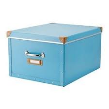 Fjalla Box With Lid Blue Ikea Ikea Storage Ikea Storage Boxes