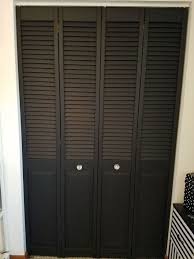 A repurposed bifold door project using vintage dressers to make faux built in bedroom shelving when i rescued 3 sets of these bifold doors from the dump last fall i knew i wanted to use them to. Diy Bi Fold Closet Door Makeover Hometalk
