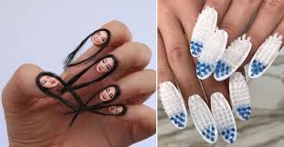 Simple christmas nail art design. 15 Crazy Nail Designs That You Will Never Try