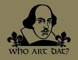 WHO ART DAT shirt New Orleans Saints Who Dat William Shakespeare NOLA  football