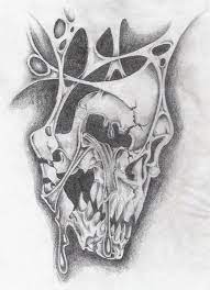 Crying Skull Evil Skull Tattoo Scary Tattoos Owl Skull Tattoos