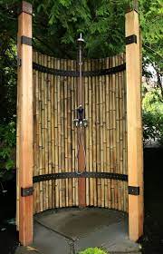 Holz gartendusche außendusche dusche garten pooldusche hartholz campingdusche. Sichtschutz Fur Gartendusche 35 Tolle Beispiele Archzine Net