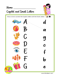 Small And Big Letters Small Letters Letter Activities Capital Letters Activities