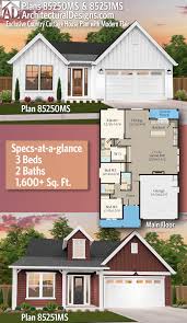 Architectural Designs Exclusive Affordable Farmhouse Plan 85250ms 85251ms 3 Beds 2 Bath House Plans Farmhouse Farmhouse Style House Plans Farmhouse Plans