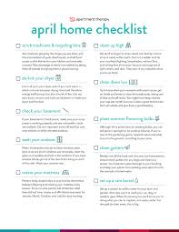 Checklist April Home Maintenance Home Maintenance Checklist Cleaning Checklist