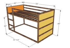81cm Clearance Underneath Kura Bed Measurements I M Thinking Paint To Match Rest Of Room Assemble With Ladder To Wall Bed Fort Loft Bed Plans Ikea Bunk Bed