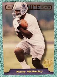 1999 PLAYOFF ABSOLUTE EXP WAYNE MCGARITY ROOKIE #36 DALLAS COWBOYS RC