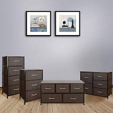 These space savers maximize vertical storage space by stacking on top of each. Home Dresser Storage Organizer Storage Tower Wood Top Removable Drawers Non Woven Synthetic Fabric Height Adjustable Feet Organizer Unit For Bedroom Livingroom Hallway Entryway 3 Drawers Espresso Pricepulse