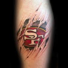 Browse tattoo ideas in all styles from tribal, japanese, watercolor and more. 50 San Francisco 49ers Tattoos For Men Football Design Ideas