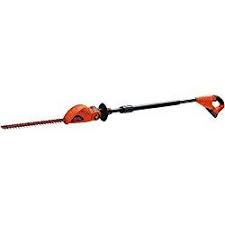 Black And Decker 22 Inch Hedge Trimmer Black Decker Lpht120 22 Inch 20 Volt Lithium Ion Cordless Pole Hedge Trimmer Hedge Trimmers Black Decker Hedges