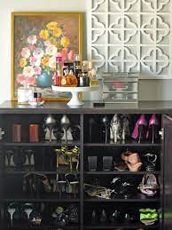 Tiered shoe racks and shoe cubbies can often be stacked to make use of the vertical space beneath hanging clothes. 35 Ways To Organize Your Shoes Closetful Of Clothes
