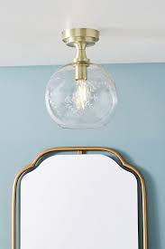 Infratech heaters cannot be flush mounted into a pitched or sloped ceiling. Patricia Flush Mount Anthropologie