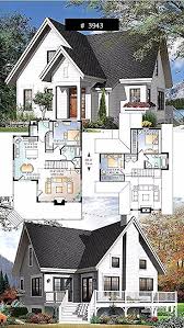 3 Bedroom A Frame Cottage With Mezzanine And Large Terrace Cottage Chalet Country Traditional Transitional In 2020 Sims House Plans House Plans House Blueprints