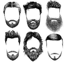 Resultado De Imagen Para Crecimiento Pelo Y Barba Dibujo Beard Drawing Beard Illustration Hand Drawn Vector Illustrations