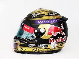 Vettel clearly wanted to pay tribute to that incredible feat and at the start of the 2013 season, vettel's helmet resembled the pressurised helmet that baumgartner used. Bonhams World Record For Sebastian Vettel S F1 Helmet That Sells For A Staggering 72 000 At Bonhams