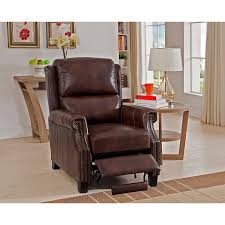 Sofaweb Com Rivington Brown Premium Top Grain Leather Recliner Chair Cheap Dining Room Chairs Leather Dining Room Chairs Modern Recliner Chairs