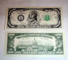 Printable coloring pages for kids and adults. Buy Traditional One Million Dollar Bill Single Multi Color Online At Low Prices In India Amazon In