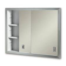 Kinard 24 63 X 19 19 Recessed Medicine Cabinet Recessed Medicine Cabinet Mirror Cabinets Home Depot Bathroom