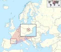 When asked to point to the country on the map. Andorra Wikipedia
