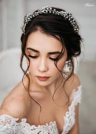 Wedding hair pertaining to 2017 wedding hairstyles with veil and tiara view photo 3 of 16. Updo Wedding Hairstyles With Crown And Veil Addicfashion
