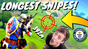 Top 10 Longest Range Snipes In Fortnite History New Fortnite World Record Long Range Sniper Kills Youtube