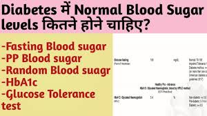 What is normal random blood sugar level in a glucose test? Diabetes à¤® Normal Blood Sugar Level à¤• à¤¤à¤¨ à¤¹ à¤¨ à¤š à¤¹ à¤ Normal Blood Sugar Levels Chart Youtube
