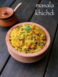 Masala Khichdi Recipe Vegetable Khichdi Moong Dal Masala Khichdi Recipe Masala Khichdi Vegetable Recipes Indian Food Recipes Vegetarian