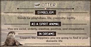 Otter Meaning And Symbolism The Astrology Web Otter Spirit Animal Spirit Animal Meaning Spirit Animal Totem