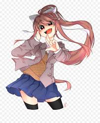 Welcome to a terrifying world of poetry and romance! Just Monika Png Avatan Plus Doki Doki Literature Club Monika Best Girl Monika Png Free Transparent Png Images Pngaaa Com
