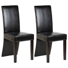 Product titleglobal furniture usa black faux leather dining chair. 2 X Hartleys Black Dining Chairs Wooden Legs Faux Leather Furniture Set 4 6 8 Ebay