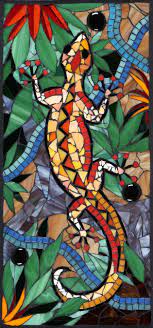 Mosaic Salamander Mosaic Art Mosaic Art Diy Mosaic Animals