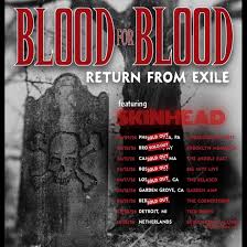 Blood for Blood has returned from exile with new music and new live dates.  We're proud to say we've signed with Roadrunner Records, and our new single  “You're Gonna Have to Kill
