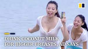 Coconut milk gives you bigger breasts, Chinese drink ad insists | South  China Morning Post