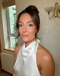 CHLOE 🤍 A gorgeous girl married at @waresleyparkestate a stunning venue I  hadn't been to yet! Smoked out brown liner & half lashes (with a lash  lift!) is definitely a 2024 hit! 😍