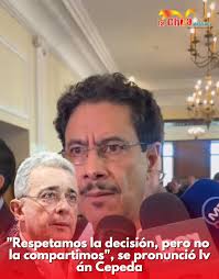 "Respetamos la decisión, pero no la compartimos", se pronunció Iván Cepeda. 