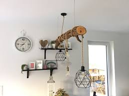Led Lampe Holz Ast Vintage Esstisch Diy Wood Lampe Holz Ast Lampe Lampen Wohnzimmer