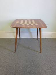 Mid Century Modern Chess Table Need To Diy A Version Moveis Mesa