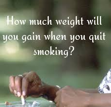 why you gain weight when you quit