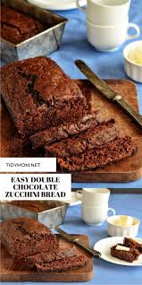 Double Chocolate Zucchini Bread Recipe In 2020 Chocolate Zucchini Bread Easy No Bake Desserts Chocolate Zucchini
